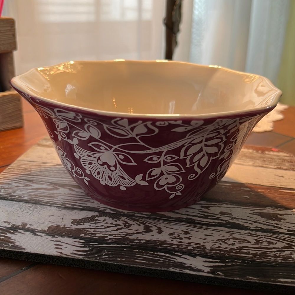Urban Market *Life On The Farm* Bowl Sheep Floral